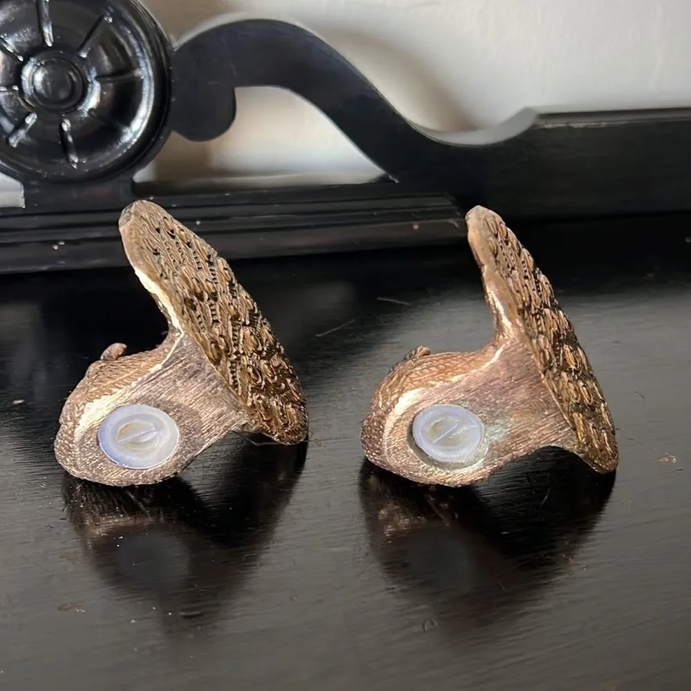 Pottery Barn Peacock Salt and Pepper Shakers